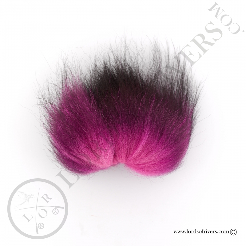 Foxy-Tails Dyed Silver Fox Shocking Pink