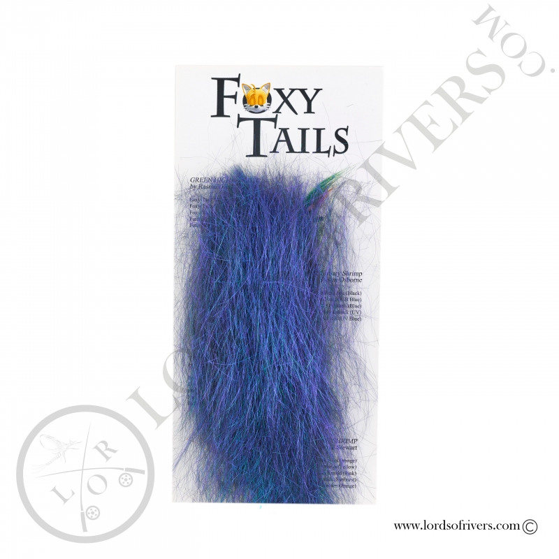 FoxyTails Optic Fibre Tesla Blue