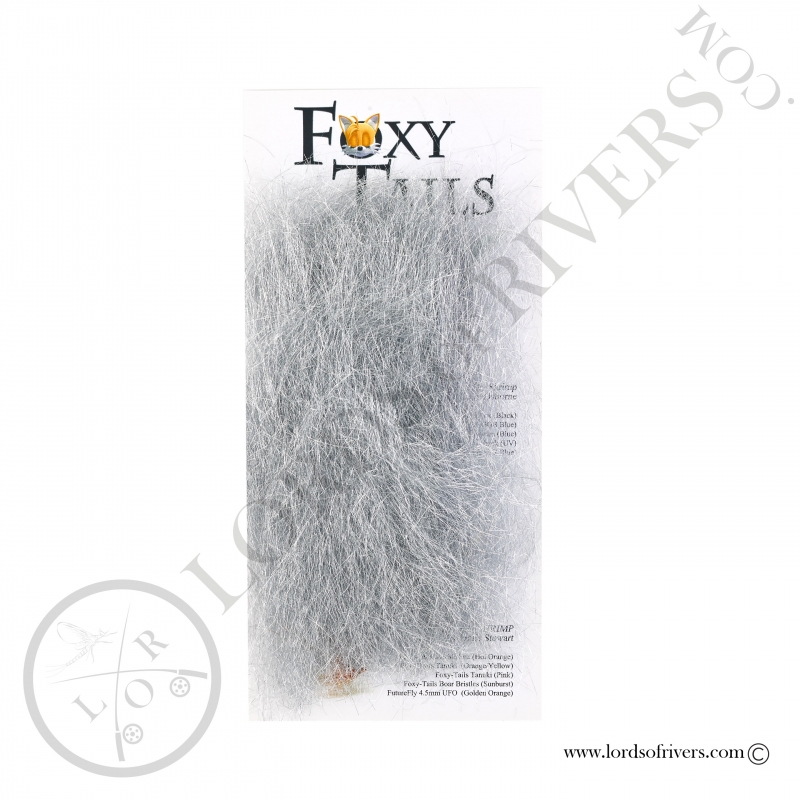 FoxyTails Optic Fibre Platinum Silver