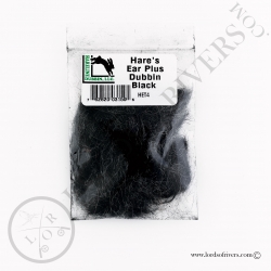 HARE'S EAR PLUS Hareline Black Pack