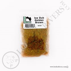 Ice Dub Hareline Golden Brown Pack