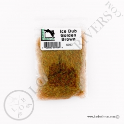 Ice Dub Hareline Golden Brown Pack