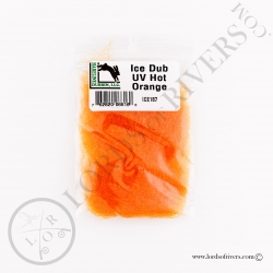 Ice Dub Hareline Hot Orange Pack