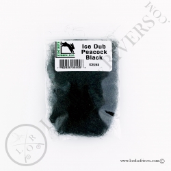 Ice Dub Hareline Peacock Black Pack