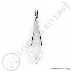 Automatic spring Iris curved scissors large model Lords of Rivers