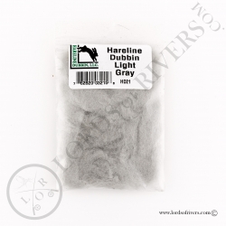 Dubbing de lèvre Hareline Dubbin Light Gray Pack