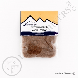 Spirit River Antron Dubbing March Brown Pack