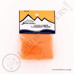 Spirit River Antron Dubbing Fluorescent Orange Pack