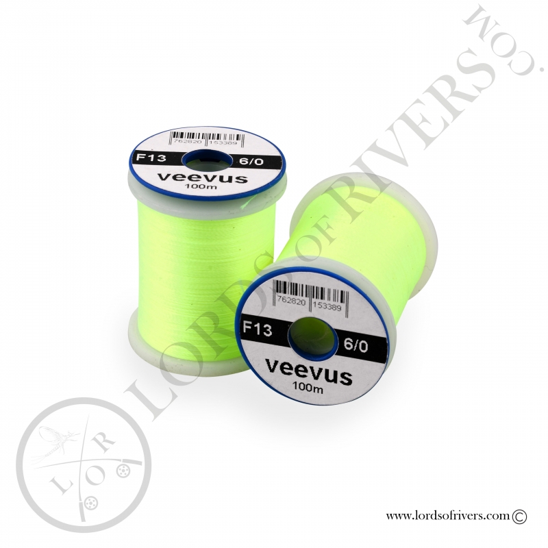 Soie de montage Veevus 6/0 FL Yellow Chartreuse