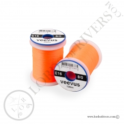 Soie de montage Veevus 8/0 Fluorescent Orange