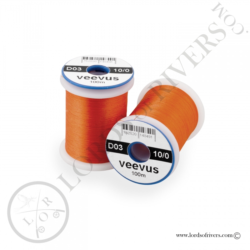 Soie de montage Veevus 10/0 Orange