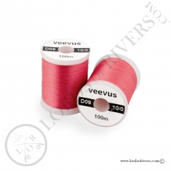 Soie de montage Veevus 10/0 Dark Pink