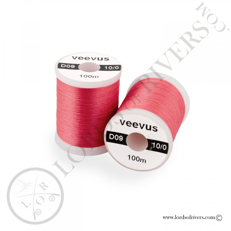 Soie de montage Veevus 10/0 Dark Pink