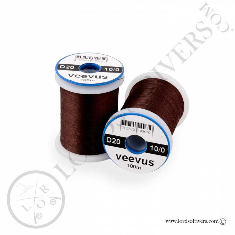 Soie de montage Veevus 10/0 Dark Brown