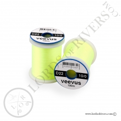 Soie de montage Veevus 10/0 FL Yellow Chartreuse