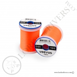 Soie de montage Veevus 10/0 Fluorescent Orange