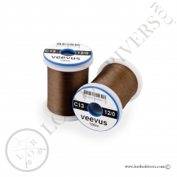 Soie de montage Veevus 12/0 Dark Dun Brown