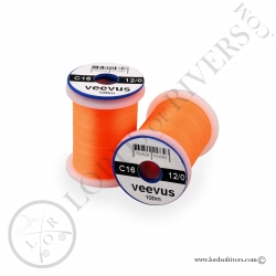 Soie de montage Veevus 12/0 Fluorescent Orange