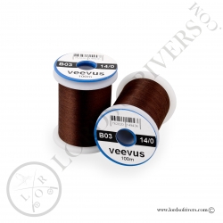 Soie de montage Veevus 14/0 Dark Brown