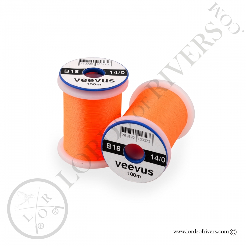 Veevus thread 14/0 Fluorescent Orange