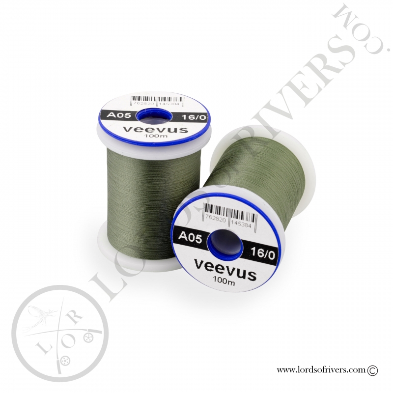 Veevus thread 16/0 Olive Dun