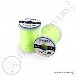 Soie de montage Veevus 16/0 FL Yellow Chartreuse