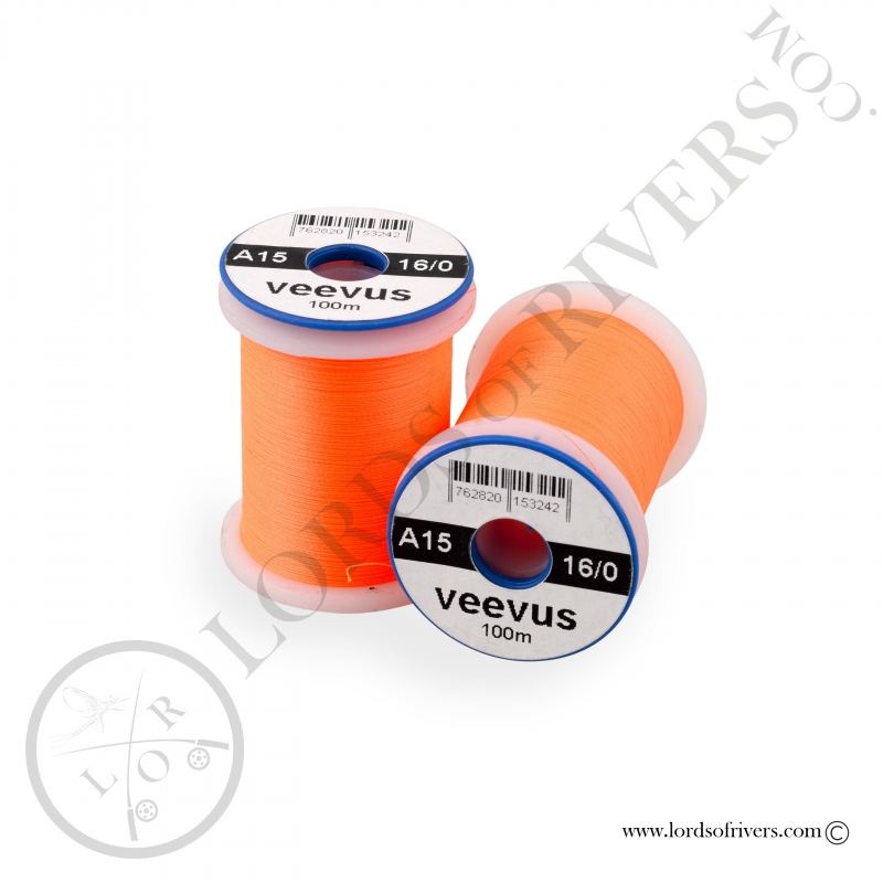Veevus thread 16/0 Fluorescent Orange