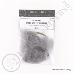 Laser Dry Fly Dubbing Grey