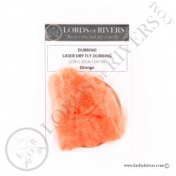 Laser Dry Fly Dubbing Orange