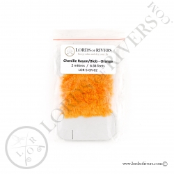 Chenille Rayon Lords Of Rivers Orange
