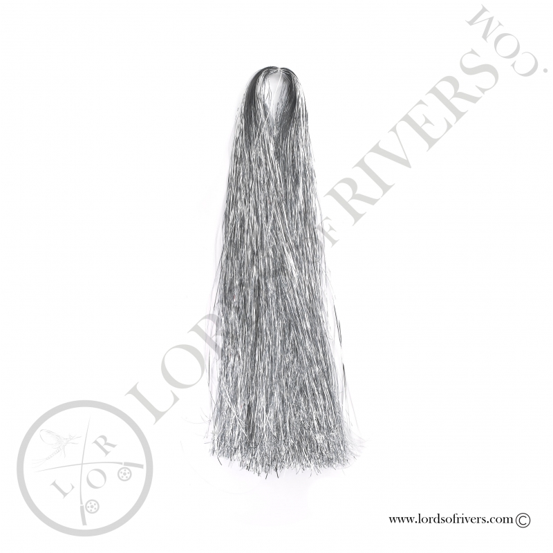 Flashabou 1mm 1/16 monocolor 90cm Silver