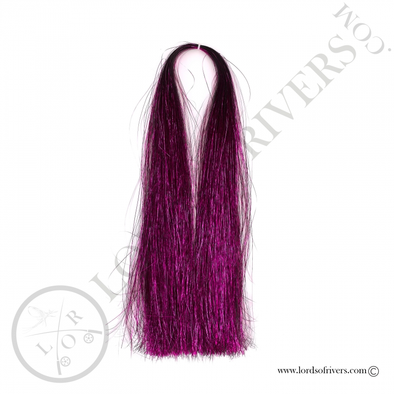 Flashabou Thin 60 cm / 23.62 in Lords Of Rivers Fuschia