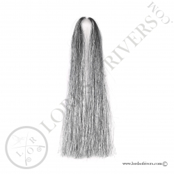 Flashabou Thin 60 cm / 23.62 in Lords Of Rivers Silver