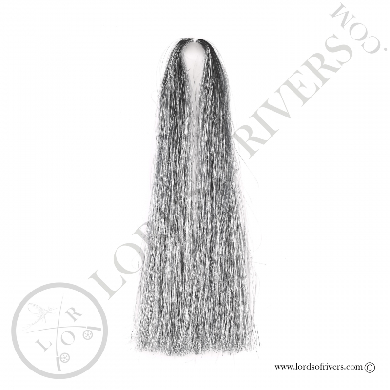 Flashabou Thin 60 cm / 23.62 in Lords Of Rivers Silver