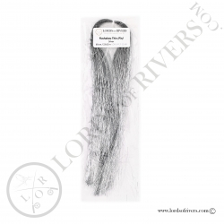 Flashabou Thin 60 cm / 23.62 in Lords Of Rivers Silver