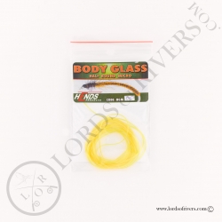 Body Glass Half Round Micro Hends Yellow