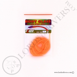 Body Glass Half Round Micro Hends Orange Fluo