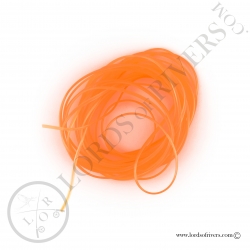 Body Glass Half Round Micro Hends Orange Fluo