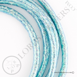 Mylar Tubing Hends Blue Pearlescent