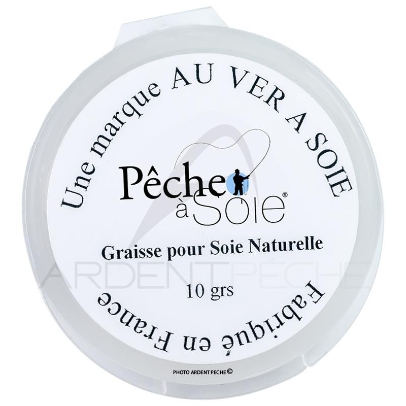 Boîte de graisse pour soies naturelles 10G Pêche à soie