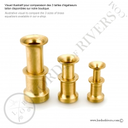 Brass hair stacker large model Lords of Rivers