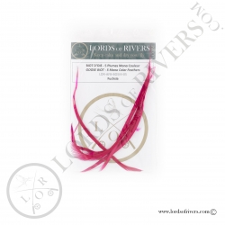 Biots d'oie - 5 plumes Mono couleur Lords of Rivers - Fuchsia