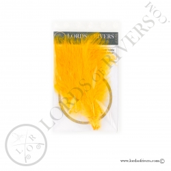 Marabou feathers Select  Lords of Rivers - 12 feathers - Sunburst Yellow