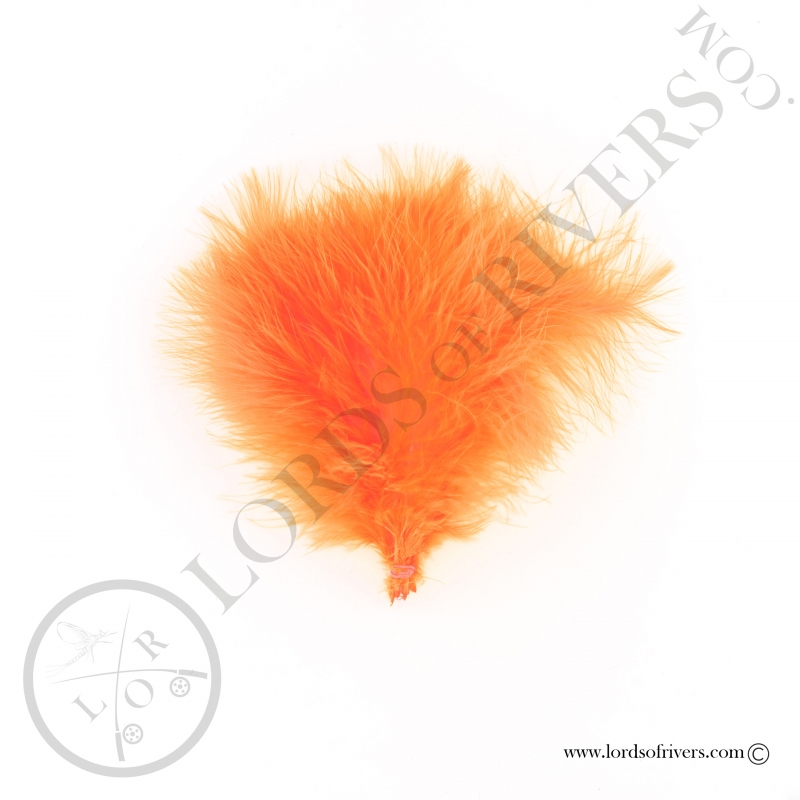 Plumes de marabout Select Lords of Rivers - 12 plumes - F.L. Orange