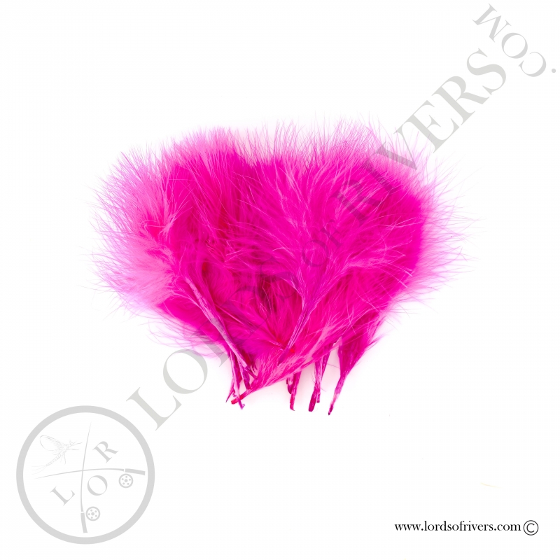 Marabou feathers Standard Lords of Rivers - 20 feathers - Pink
