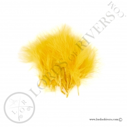 Marabou feathers Standard Lords of Rivers - 20 feathers  - F.L. Yellow