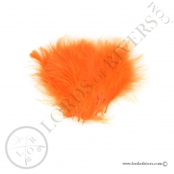 Marabou feathers Standard Lords of Rivers - 20 feathers - F.L. Orange