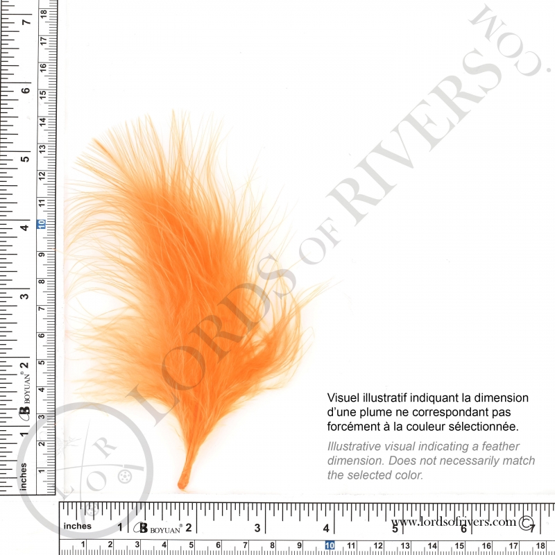 Marabou feathers Standard Lords of Rivers 20 feathers