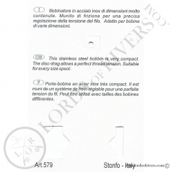 Elite Compact Bobbin Stonfo - Instructions verso