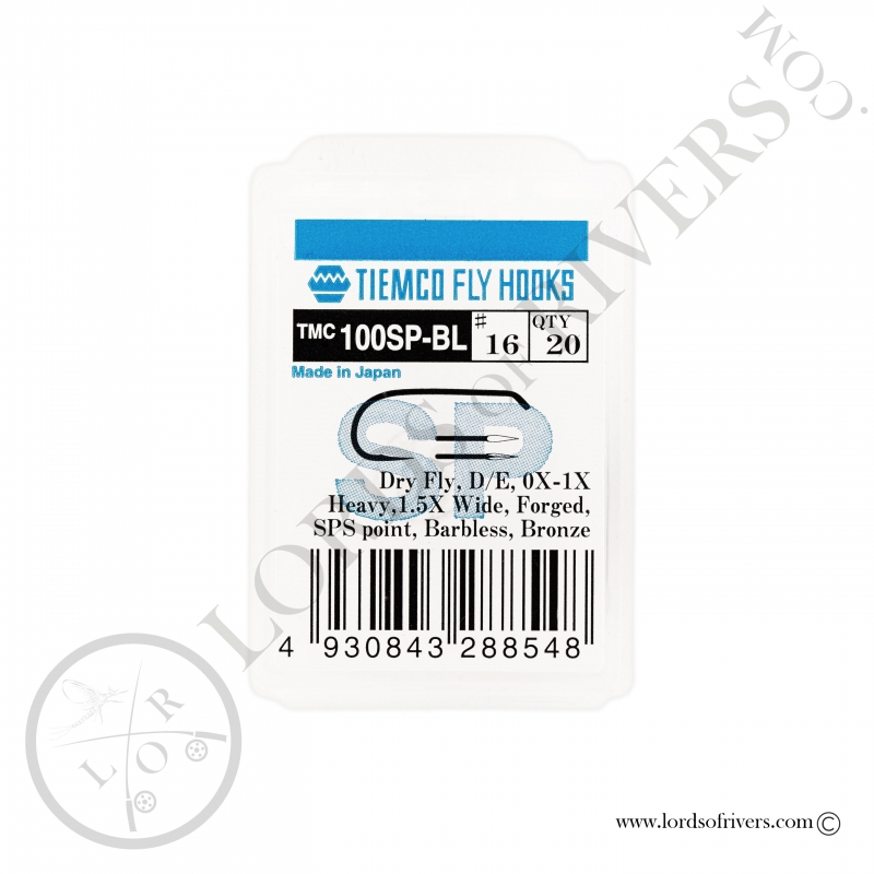 Hameçons mouches sèches Tiemco TMC 100SP-BL - Pack Hameçons mouches sèches Tiemco TMC 100SP-BL - Pack